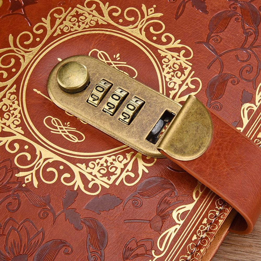 Journal Leather Hardcover - Buku Catatan Kulit PU A5 dengan