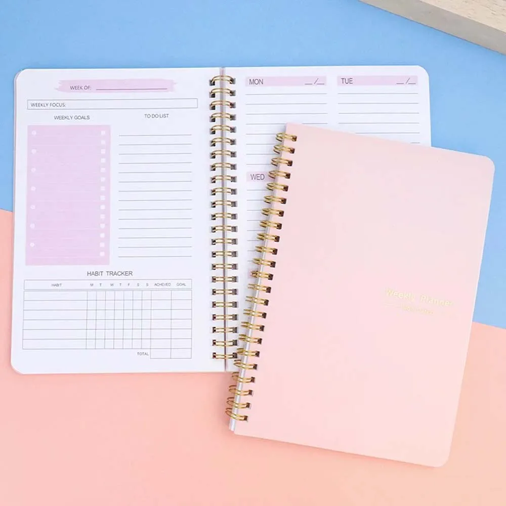 Planner Weekly Budget - A5 Perencana Mingguan Spiral Perencana Harian