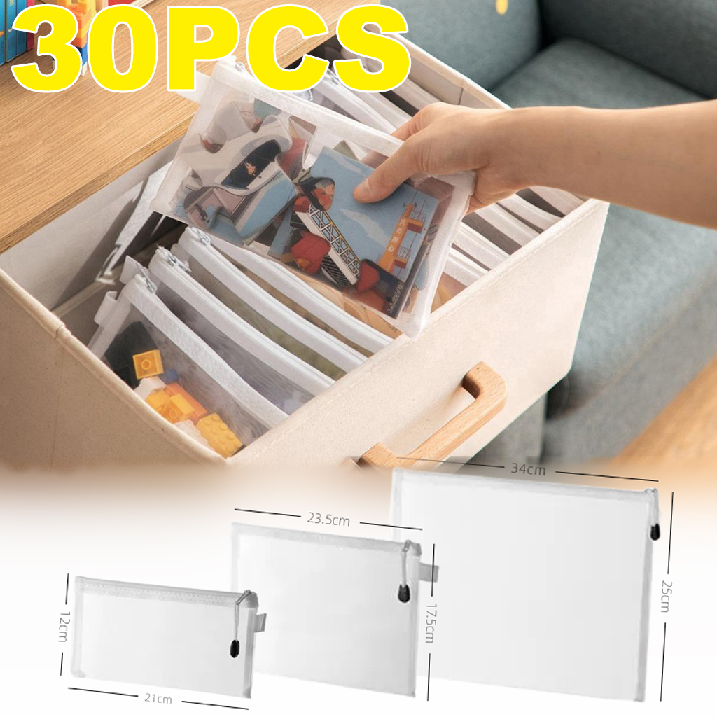 File Folder Hanging - Tas File ritsleting jala, tahan air