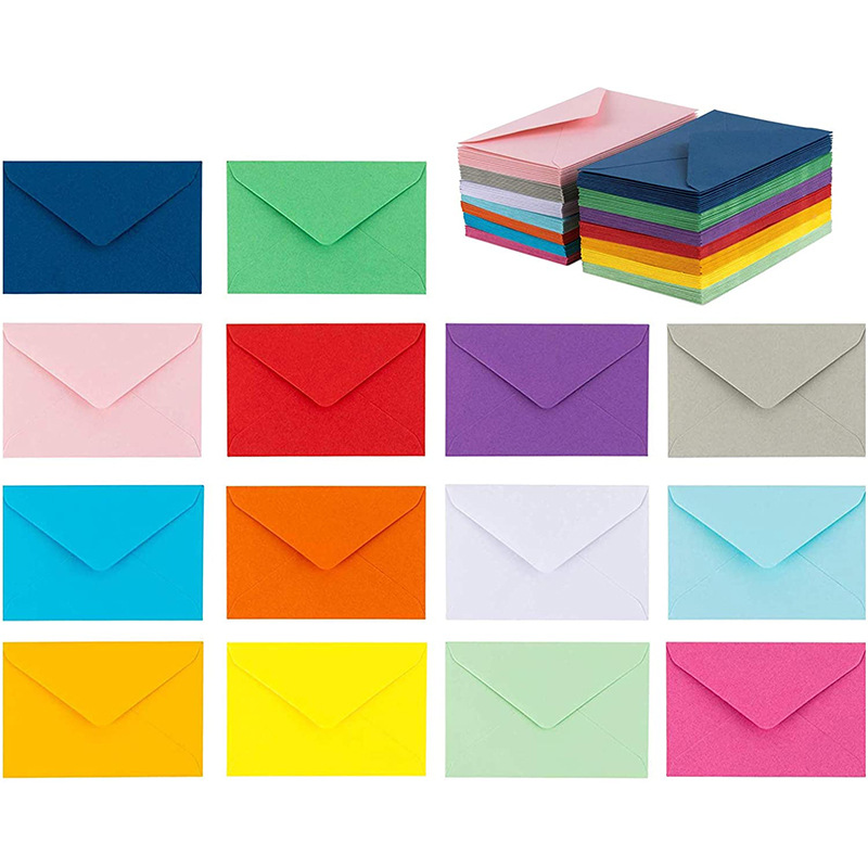 Letter Envelope Kraft - (10 Buah/Lot) 10*7CM Warna Amplop Mini