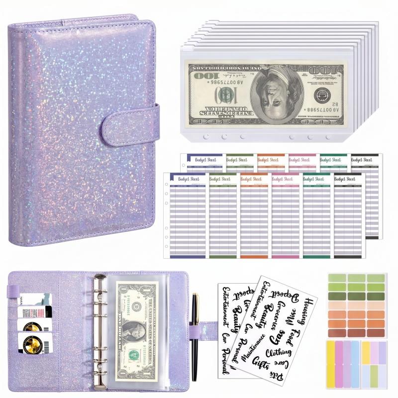 Planner Weekly Budget - A6 Binder Kulit PU Murah dengan