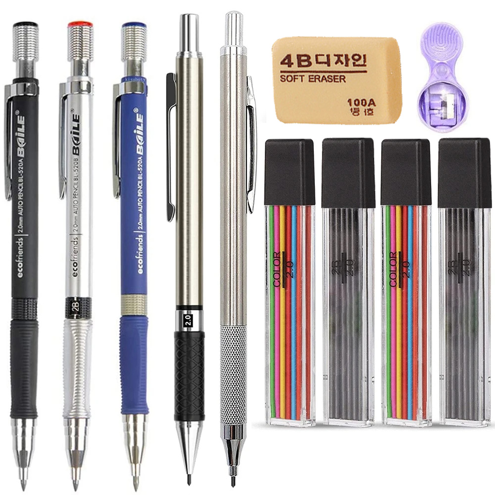 Ideal Stationery & Office Supply - Pensil Mekanik 2.0Mm 2B Pensil Gambar