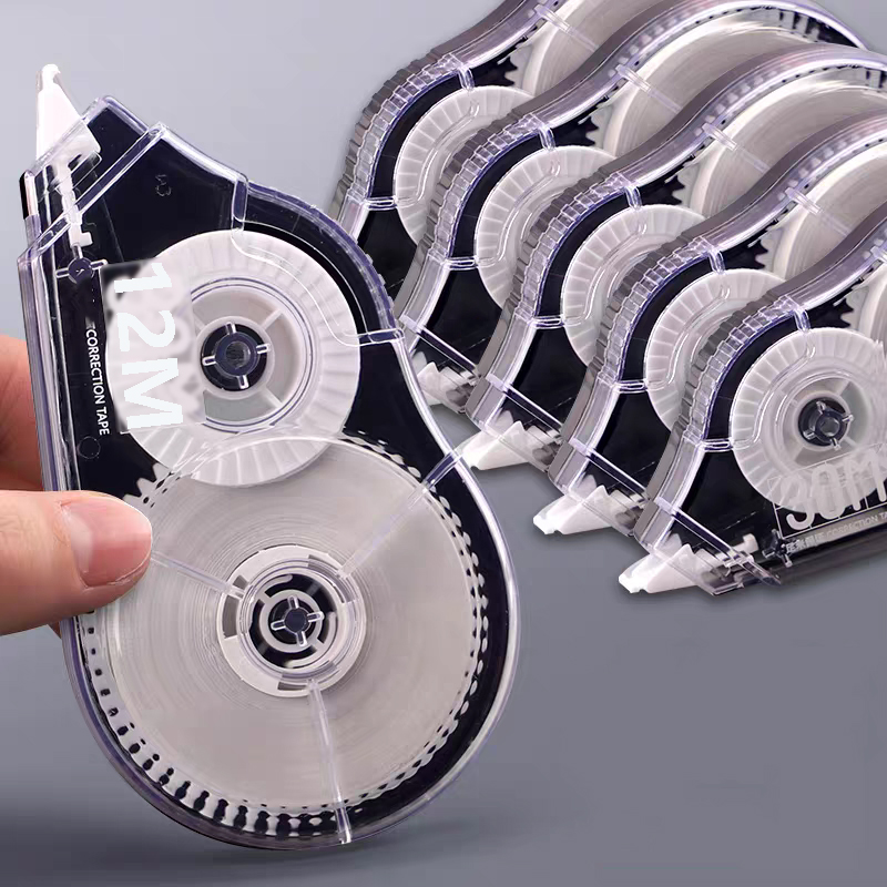Correction Tape Roller - Pita Koreksi Kapasitas Besar 12M*6, Perlindungan