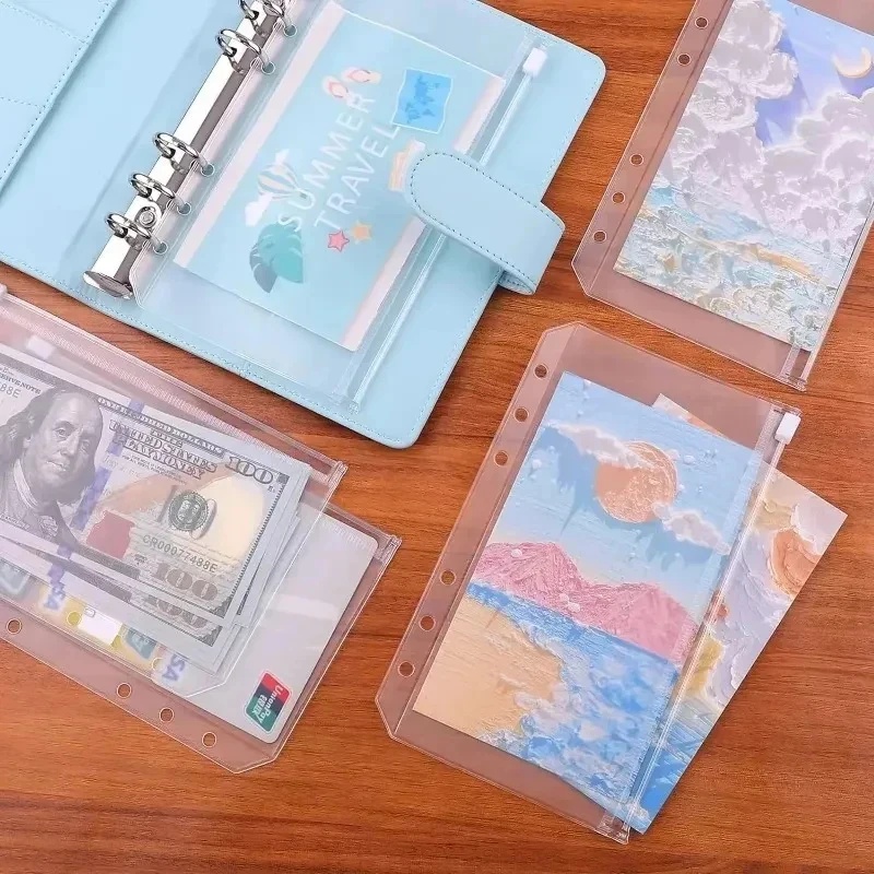 Planner Weekly Budget - 6/12/18pcs A6 A7 Kantong Binder Zipper