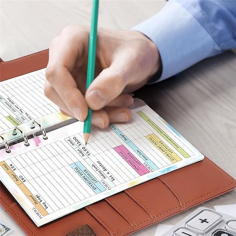 Planner Weekly Budget - Isi Ulang Perencana Keuangan ABBQ-A6 Terbaru