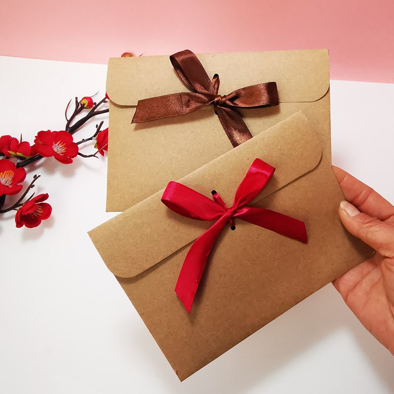 10 Buah Tas Amplop Kraft Retro - Letter Envelope Kraft ulasan dan harga