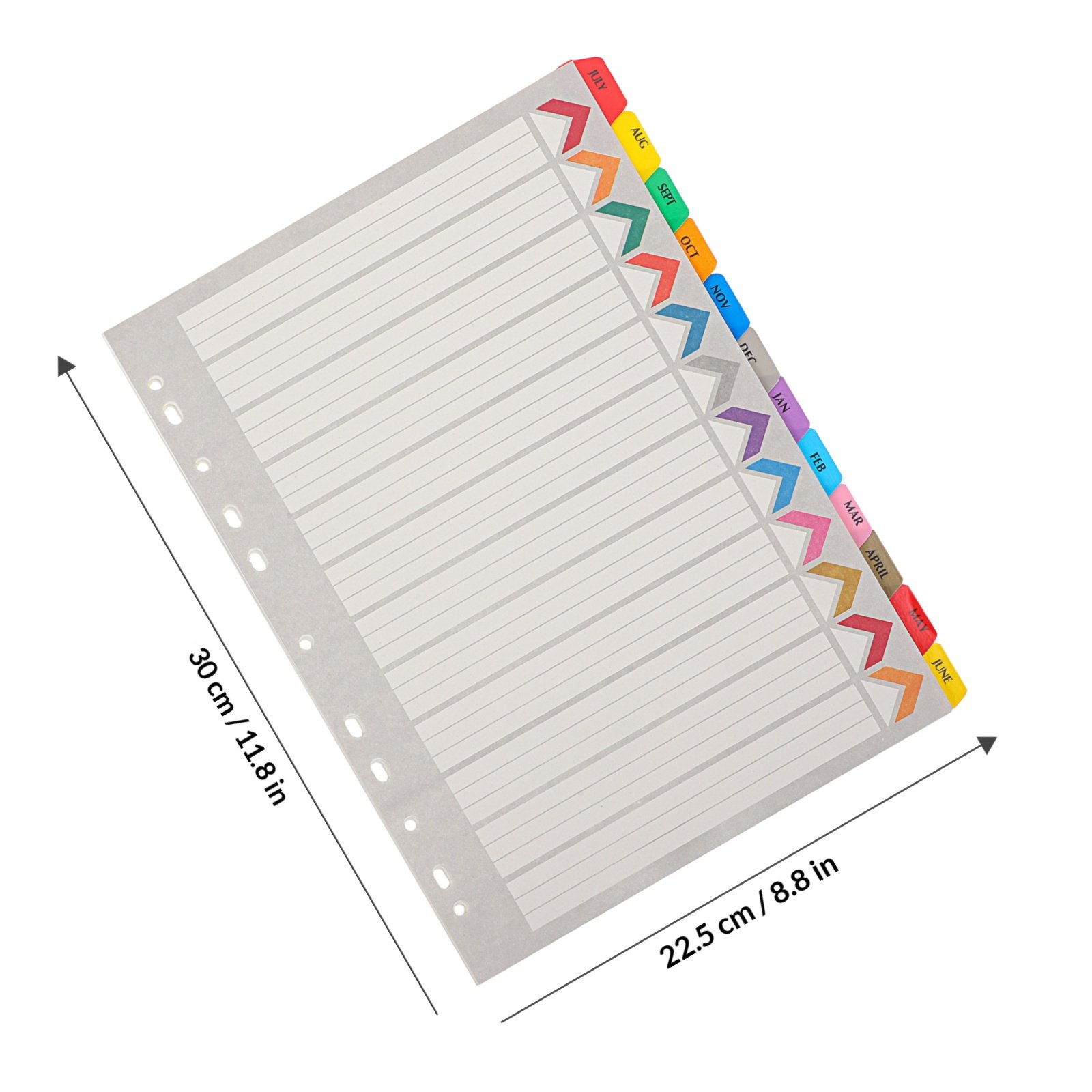 12 Lembar Pembatas Binder yang - Index Tab Divider ulasan dan harga