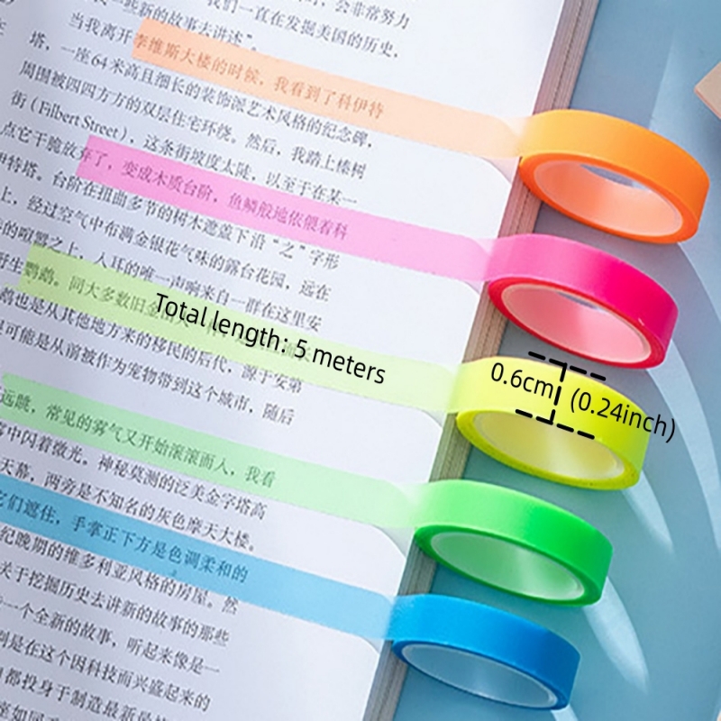 5 gulungan multiwarna catatan  - Correction Tape Roller ulasan dan harga