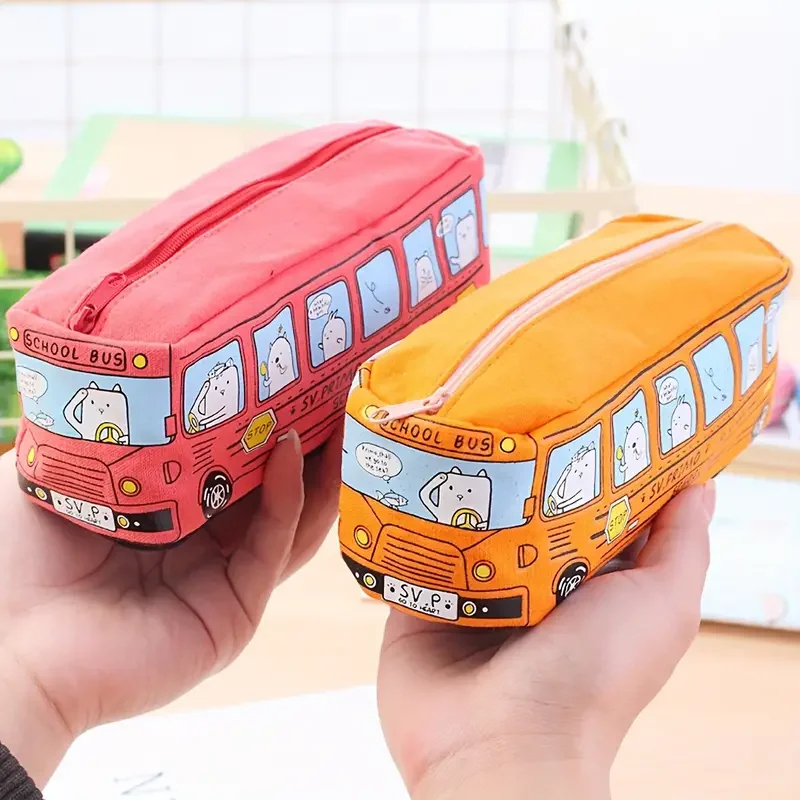 1 Buah Tas Pensil Bus Sekolah  - Stationery Office And School Supply Stores ulasan dan harga