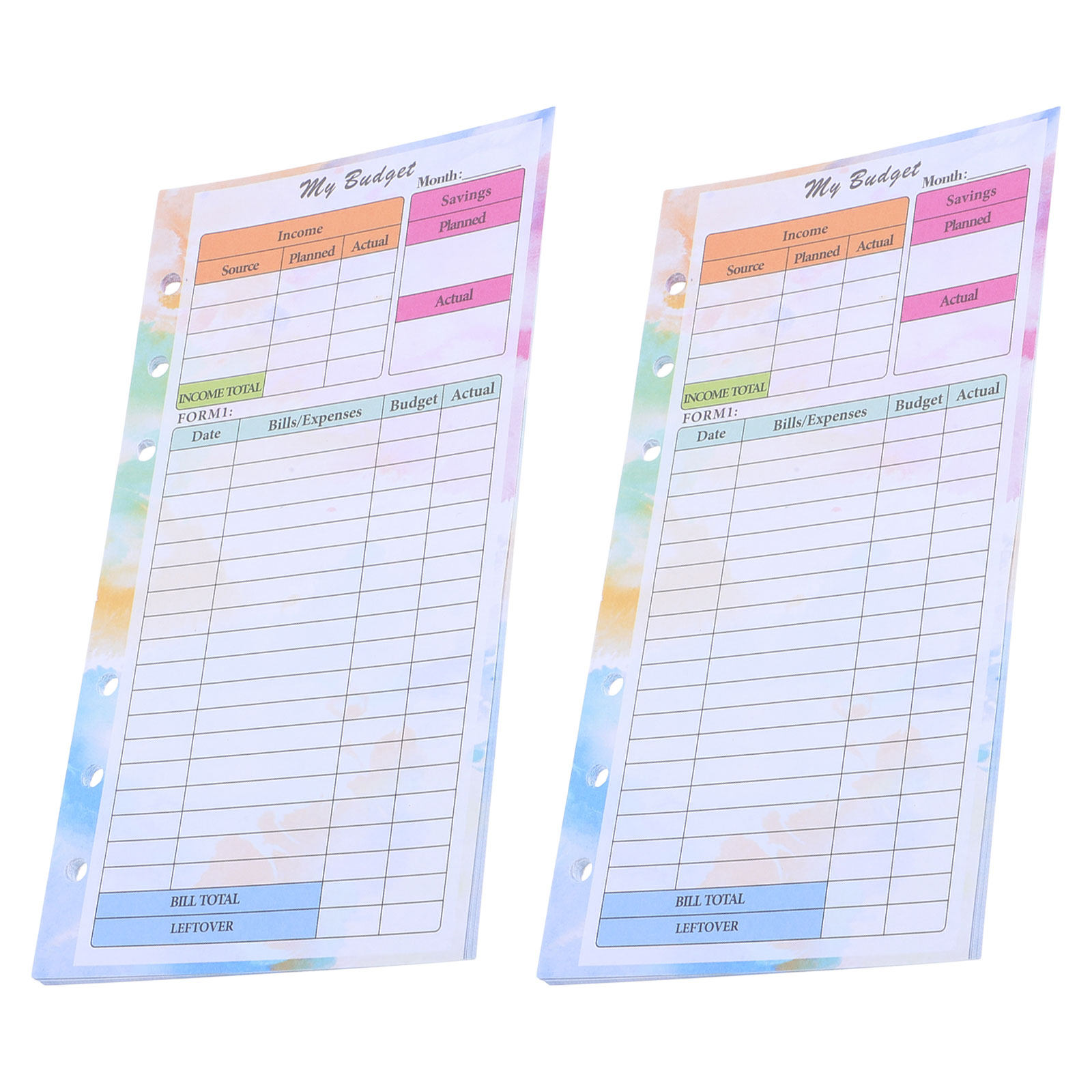 28 Lembar Kertas Isi Ulang Pla - Planner Weekly Budget ulasan dan harga
