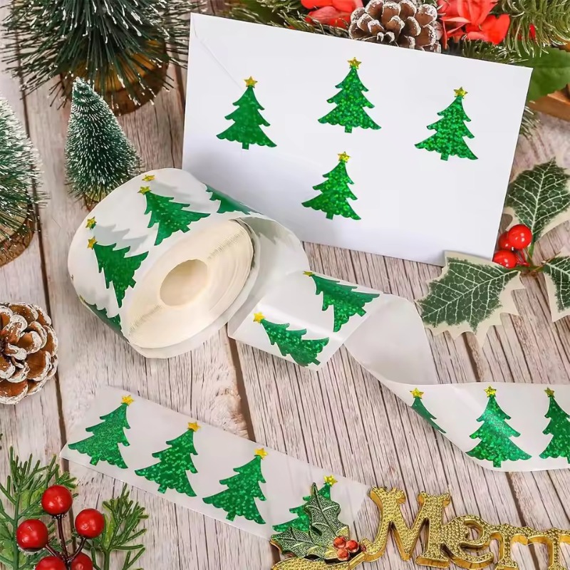 Stiker Pohon Natal Berkilauan  - Ideal Stationery & Office Supply ulasan dan harga