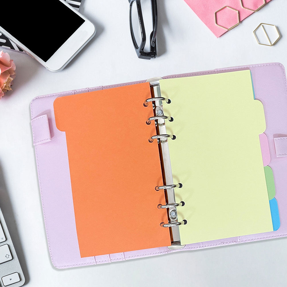 30Pcs Pembatas Plastik Berwarn - Index Tab Divider ulasan dan harga