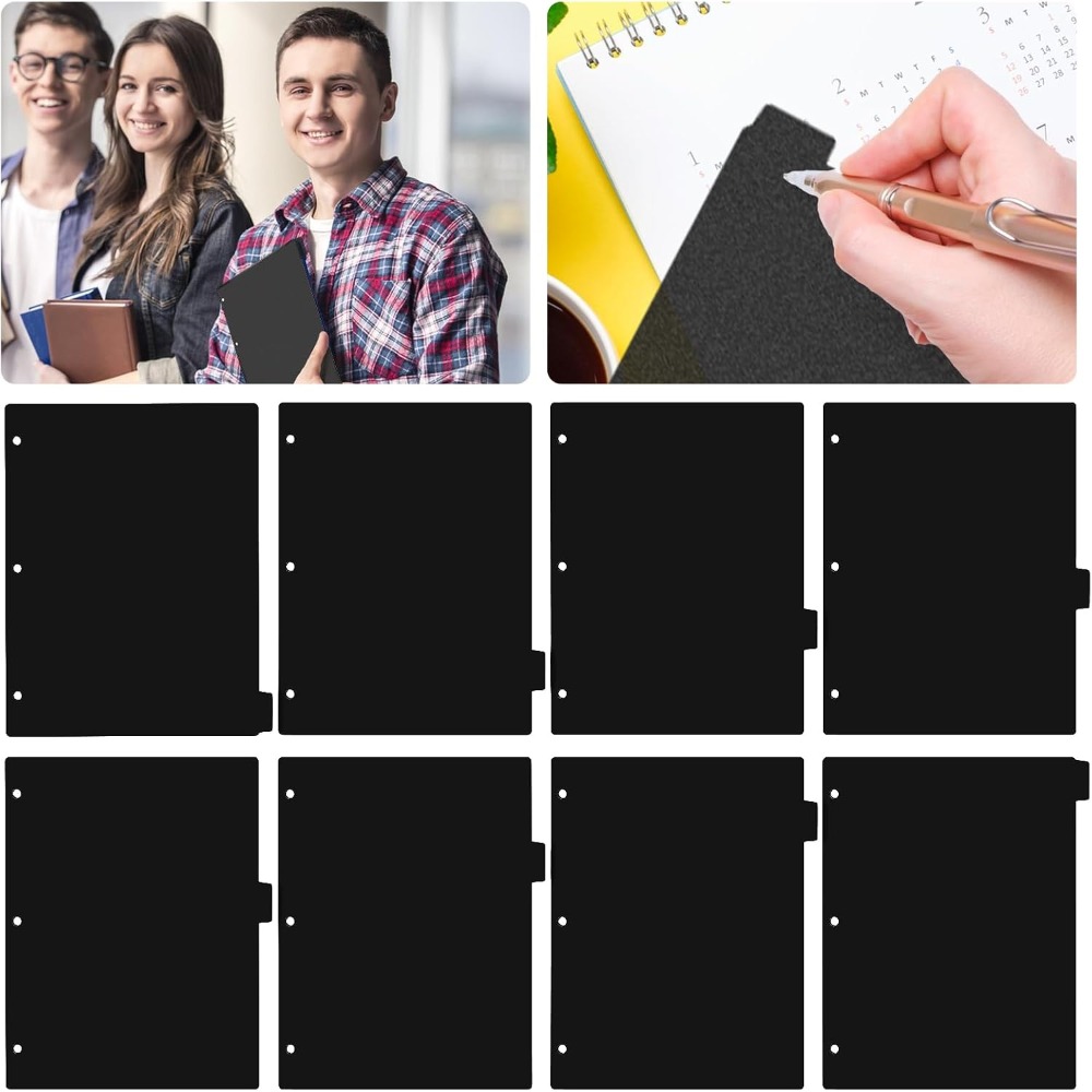 8 Sekat Binder Plastik Hitam A - Index Tab Divider ulasan dan harga