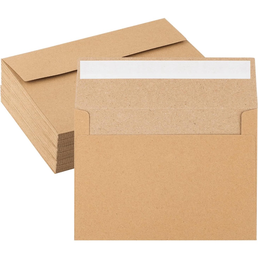 50 amplop kertas kraft - amplo - Letter Envelope Kraft ulasan dan harga