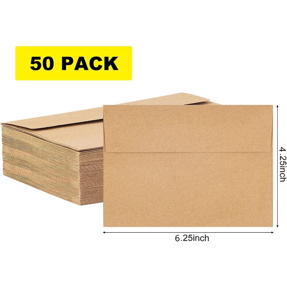 50 amplop kertas kraft - amplo - Letter Envelope Kraft ulasan dan harga