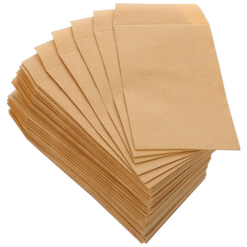 100 Buah Amplop Biji Kraft Kec - Letter Envelope Kraft ulasan dan harga