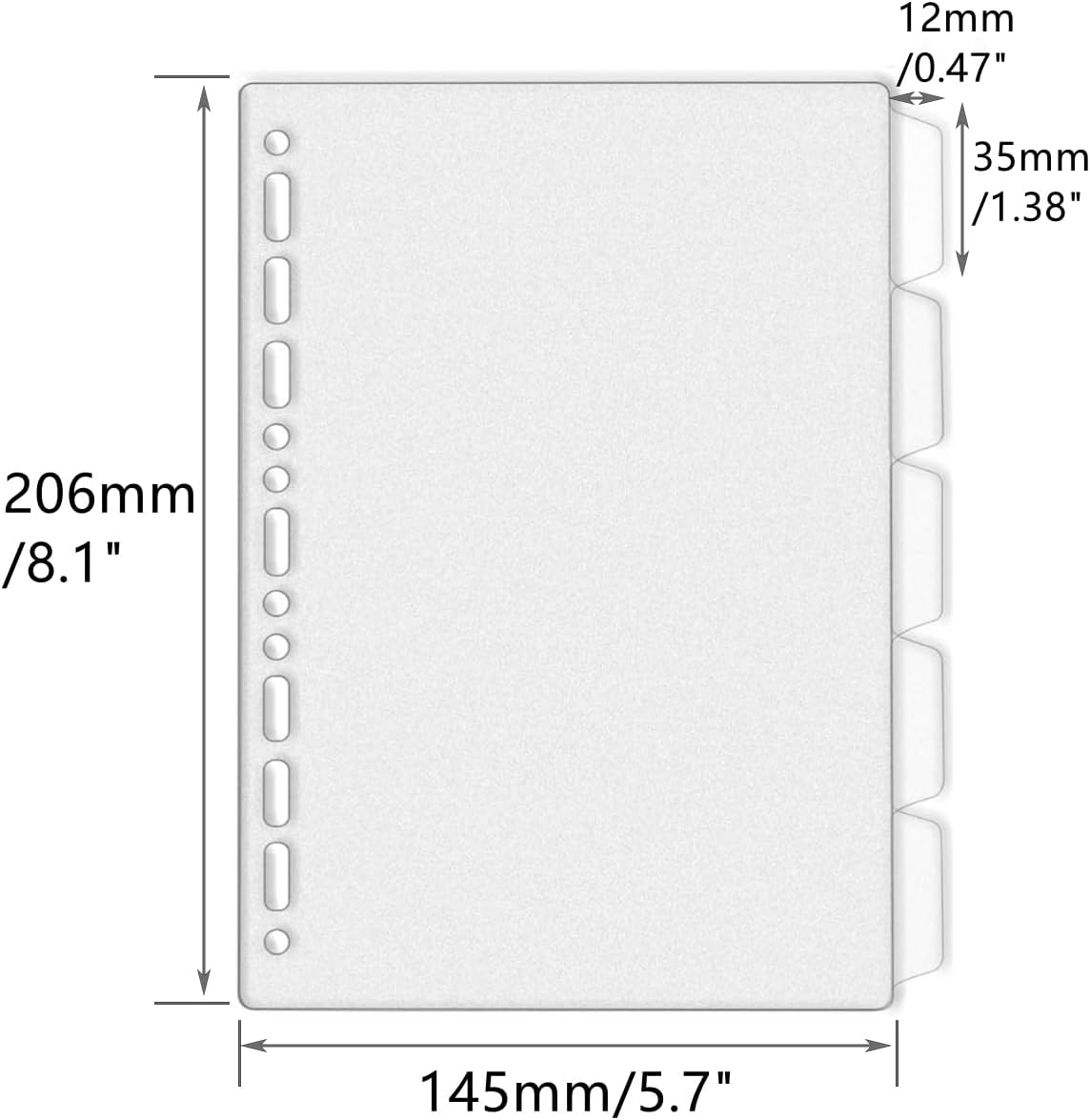 Pembatas Binder A4 A5 B5 Gener - Index Tab Divider ulasan dan harga