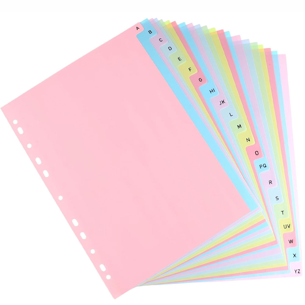 21 Lembar Pembatas Binder Alfa - Index Tab Divider ulasan dan harga
