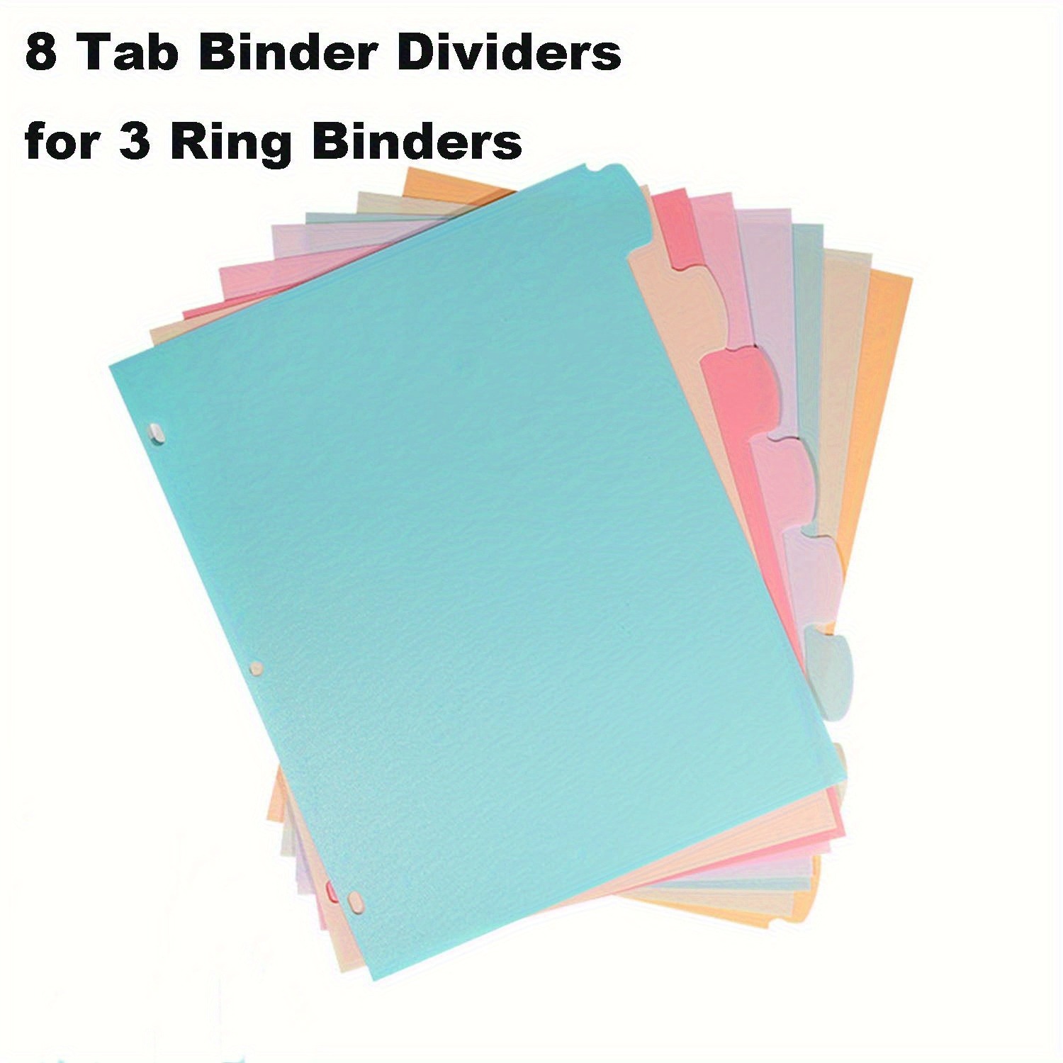 8 Pembagi Binder Tab untuk Bin - Index Tab Divider ulasan dan harga