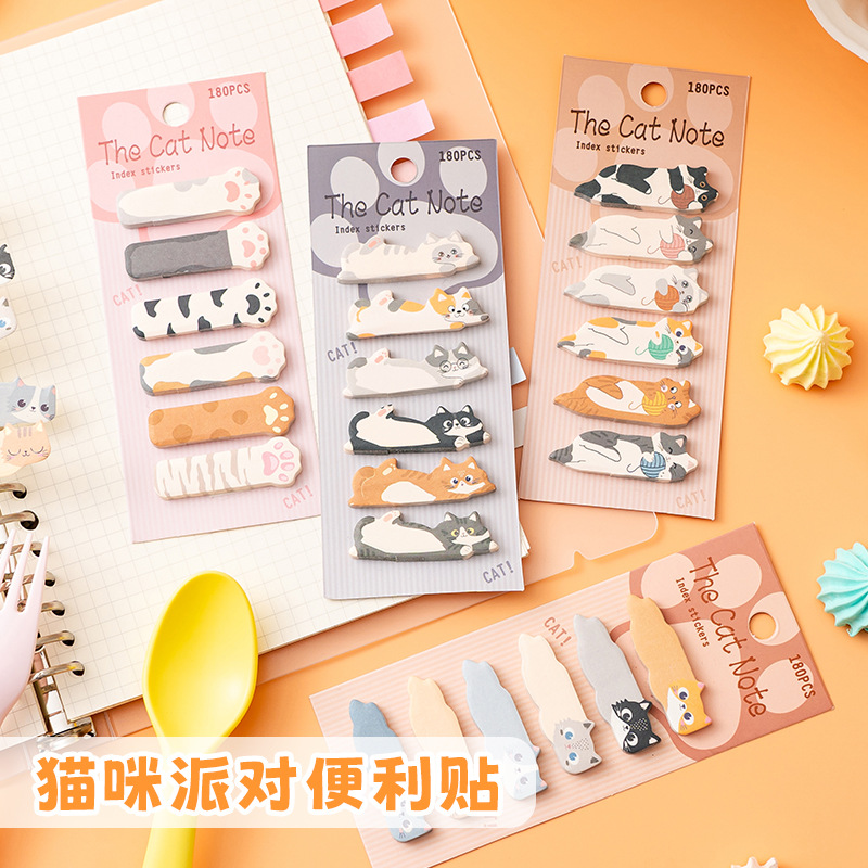 40 Paket Stiker Memo Pad Kucin - Stationery Office Items List ulasan dan harga